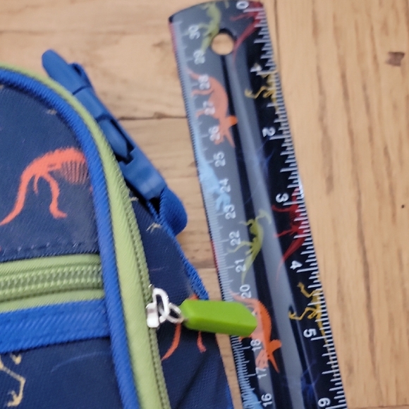 BUNDLE/3-ITEMS/Kids Dinosaur Lunch Bag and Water Bottle & Rule - Navy Multicolor - Picture 6 of 11